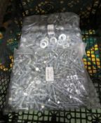 Bag of various sized washers, Bag of various sized nuts and bolts