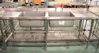 Double basin sink - 2400 x 650