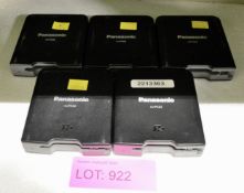 5x Panasonic AJ-PCD2 P2 Card Readers