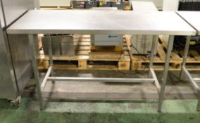 Stainless table - 1500 x 650