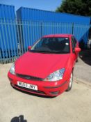 Ford Focus Saloon LX car - TDI - first reg 10/06/2003 - 2 axle rigid body - 1753CC