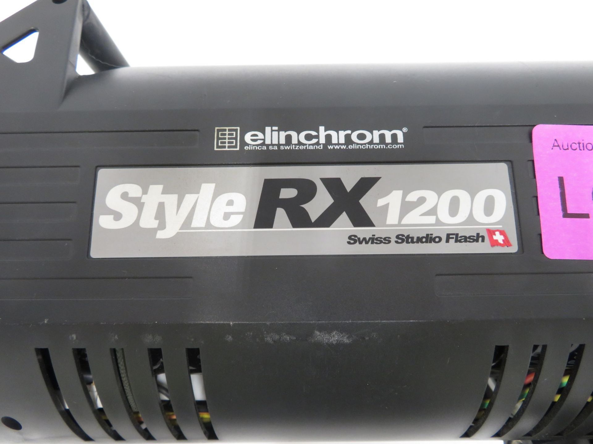 Elinchrom Style RX1200 studio light with cables - Image 2 of 5