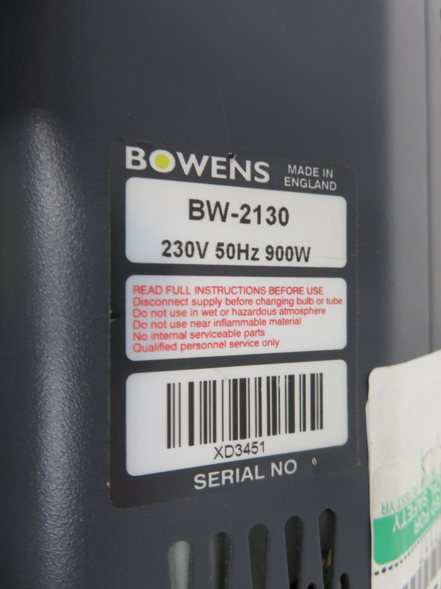 Bowens Esprit Digital 1000DX studio light with cables - Image 6 of 7