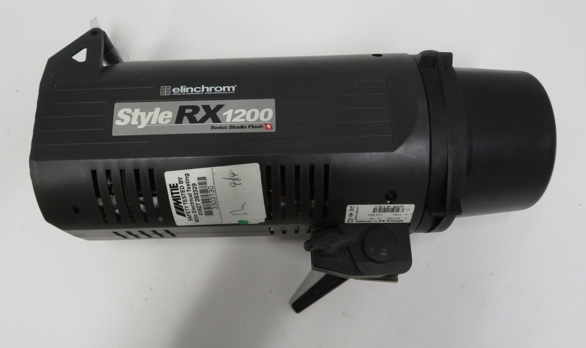 Elinchrom Style RX1200 studio light with cables - Image 5 of 6