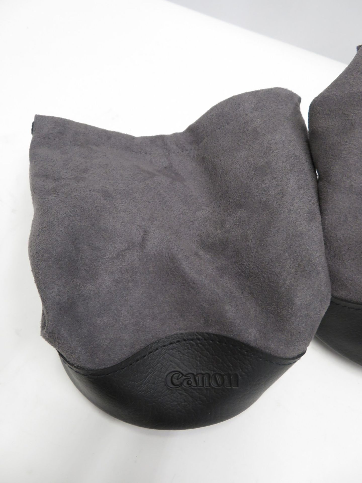 4x suede Canon lens pouches - Image 2 of 3