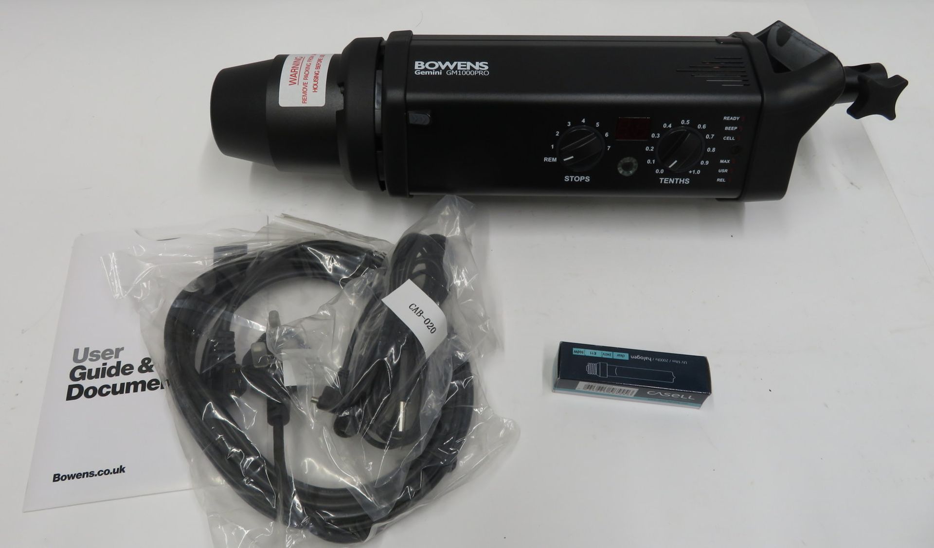 Bowens Gemini GM1000PRO studio light, brand new