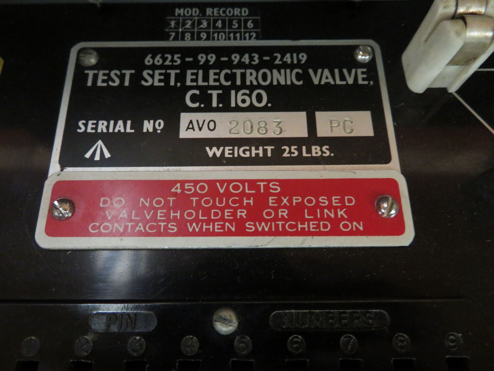 Test set electronic valve CT160 - Image 4 of 4