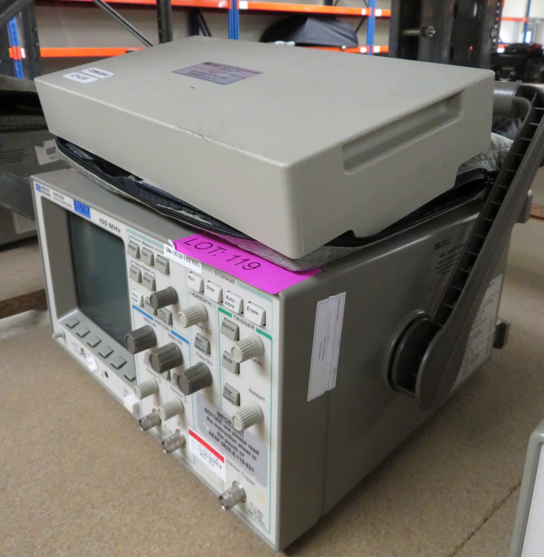 HP 54600B oscillscope 100MHz - Image 5 of 5