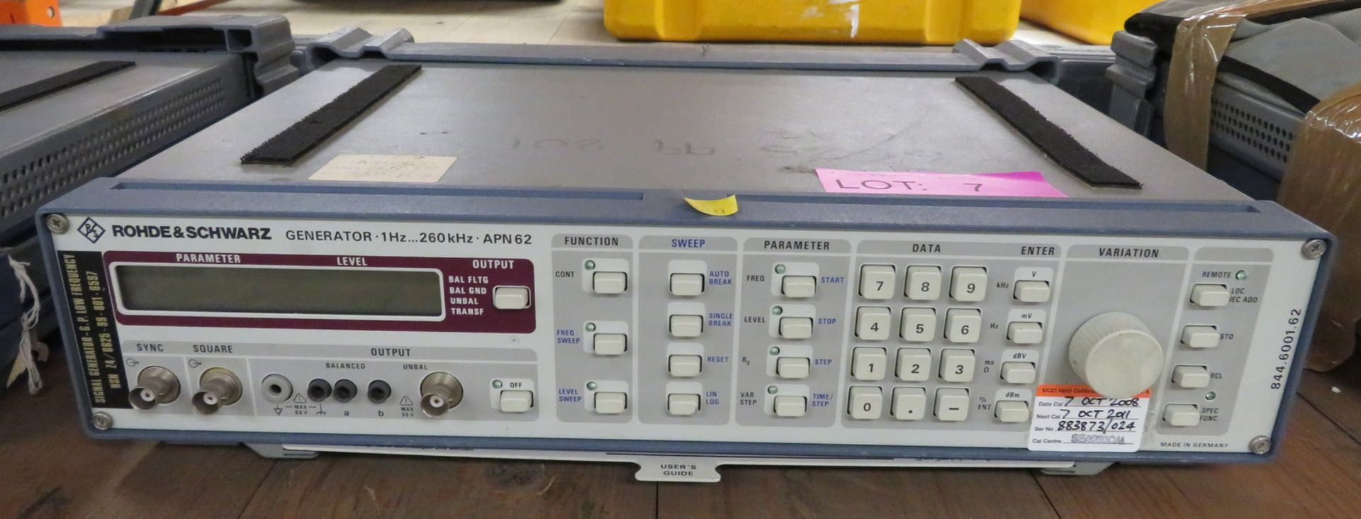 Rohde & Schwarz Generator 1Hzâ€¦ 260kHz - APN63