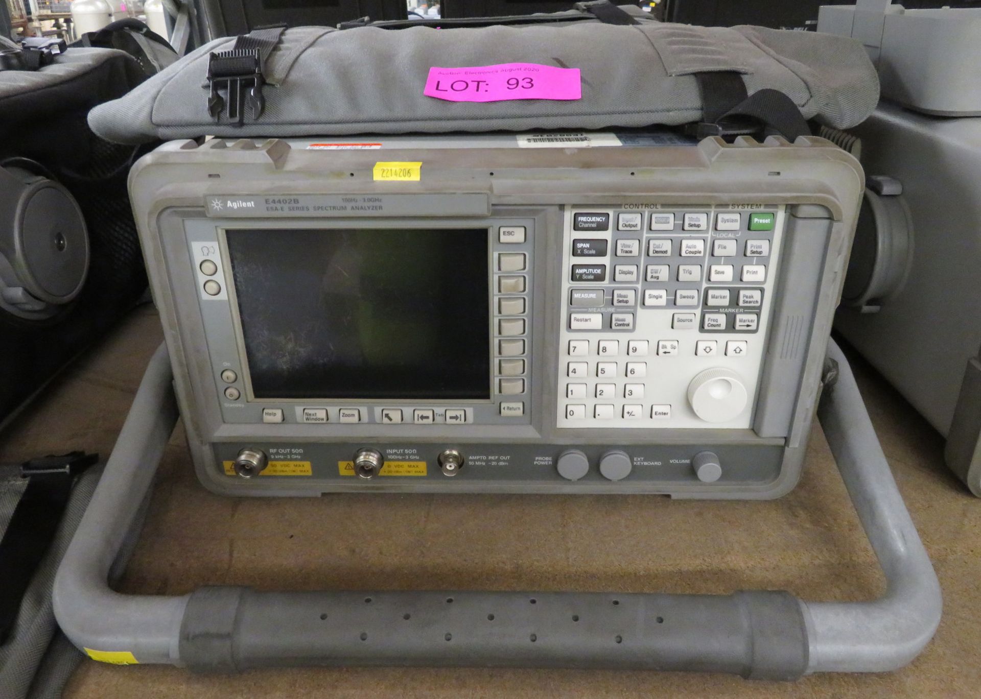 Agilent E4402B 100Hz - 3GHz spectrum analyzer