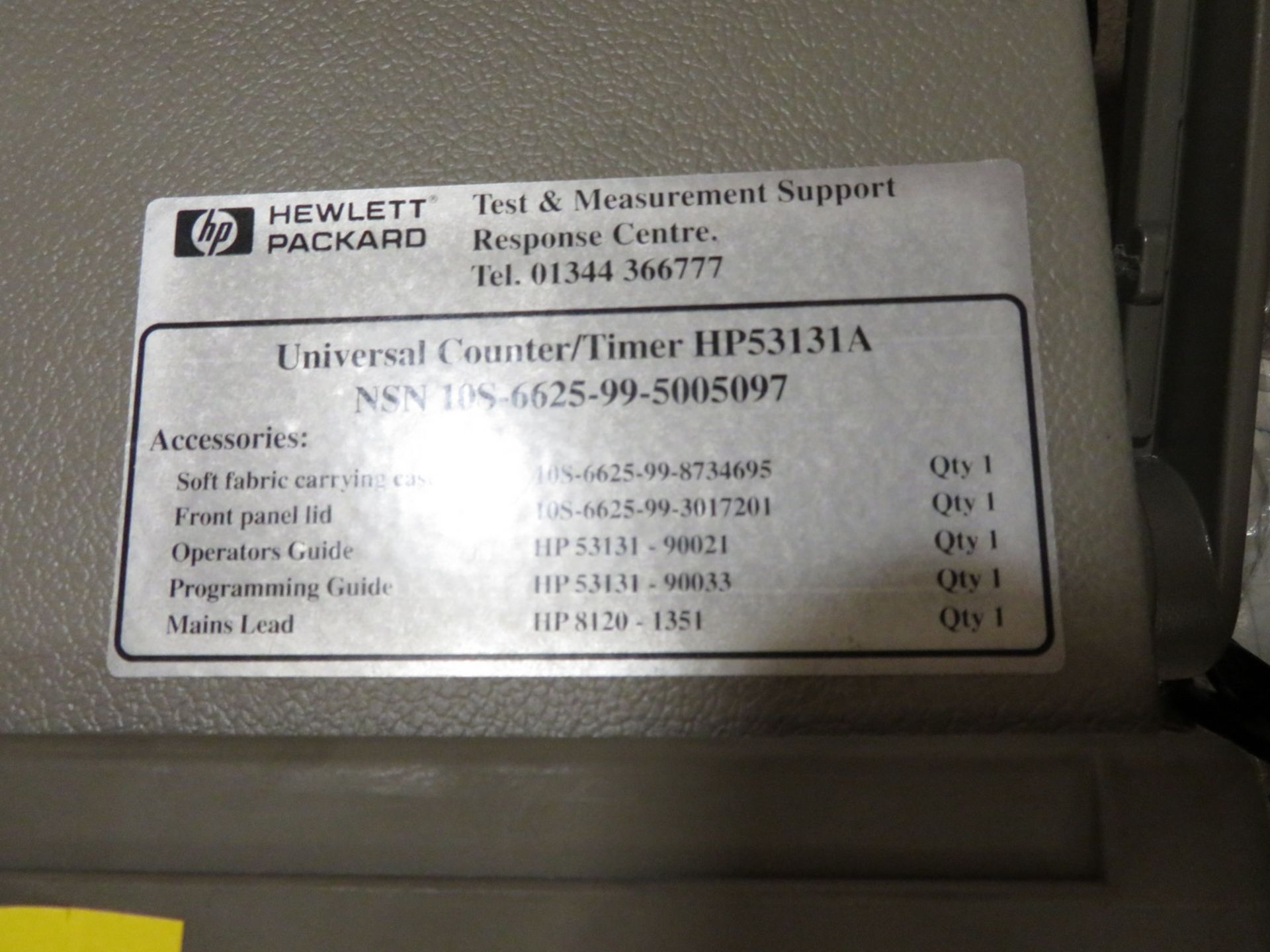 HP 53131A 225MHz universal counter - Image 5 of 5