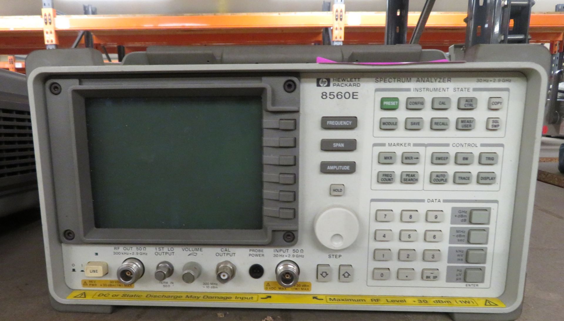 HP 8560E spectrum analyzer 30Hz - 2.9GHz - Image 2 of 5