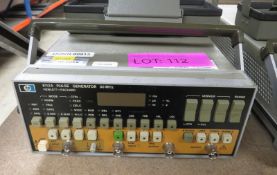 HP 8112A pulse generator 50Mhz