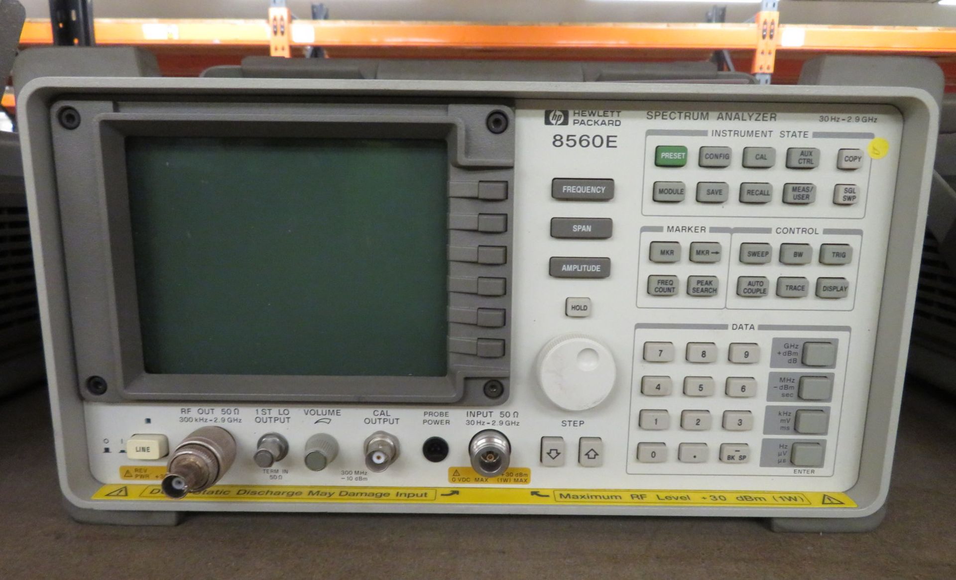 HP 8560E spectrum analyzer 30Hz - 2.9GHz - Image 2 of 5