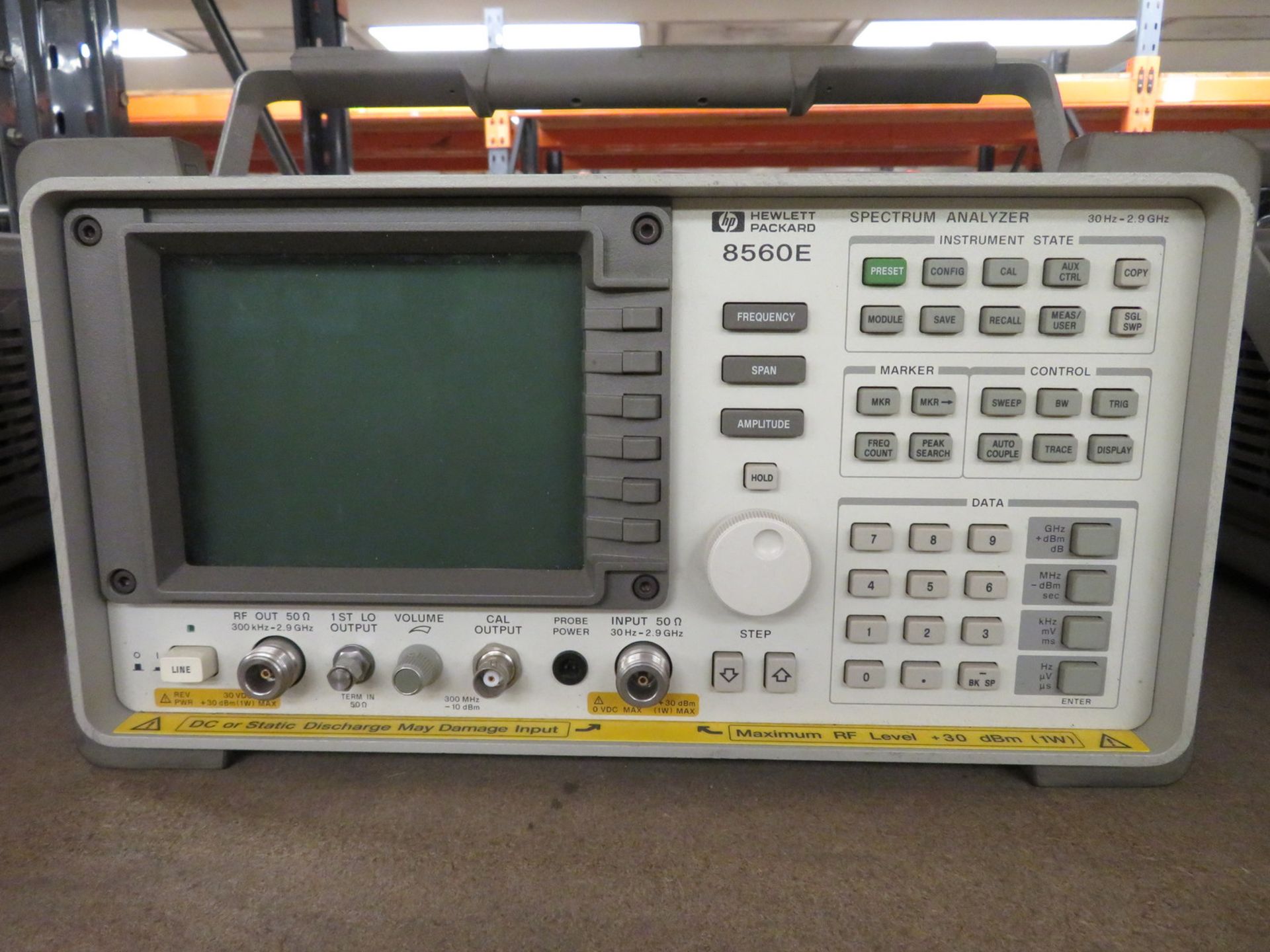 HP 8560E spectrum analyzer 30Hz - 2.9GHz - Image 2 of 5