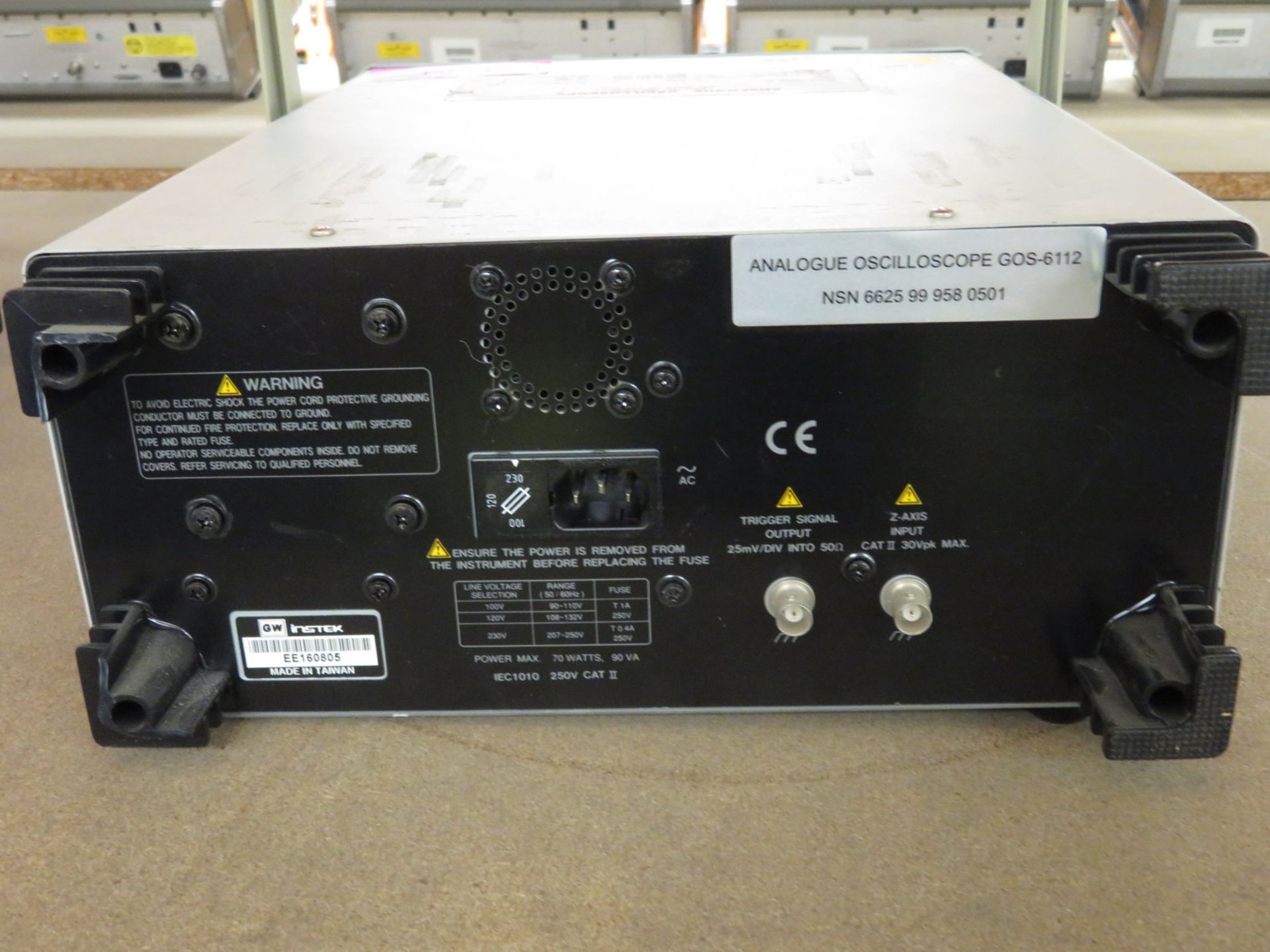 GW Instek oscilloscope GOS-6112 100MHz - Image 5 of 5