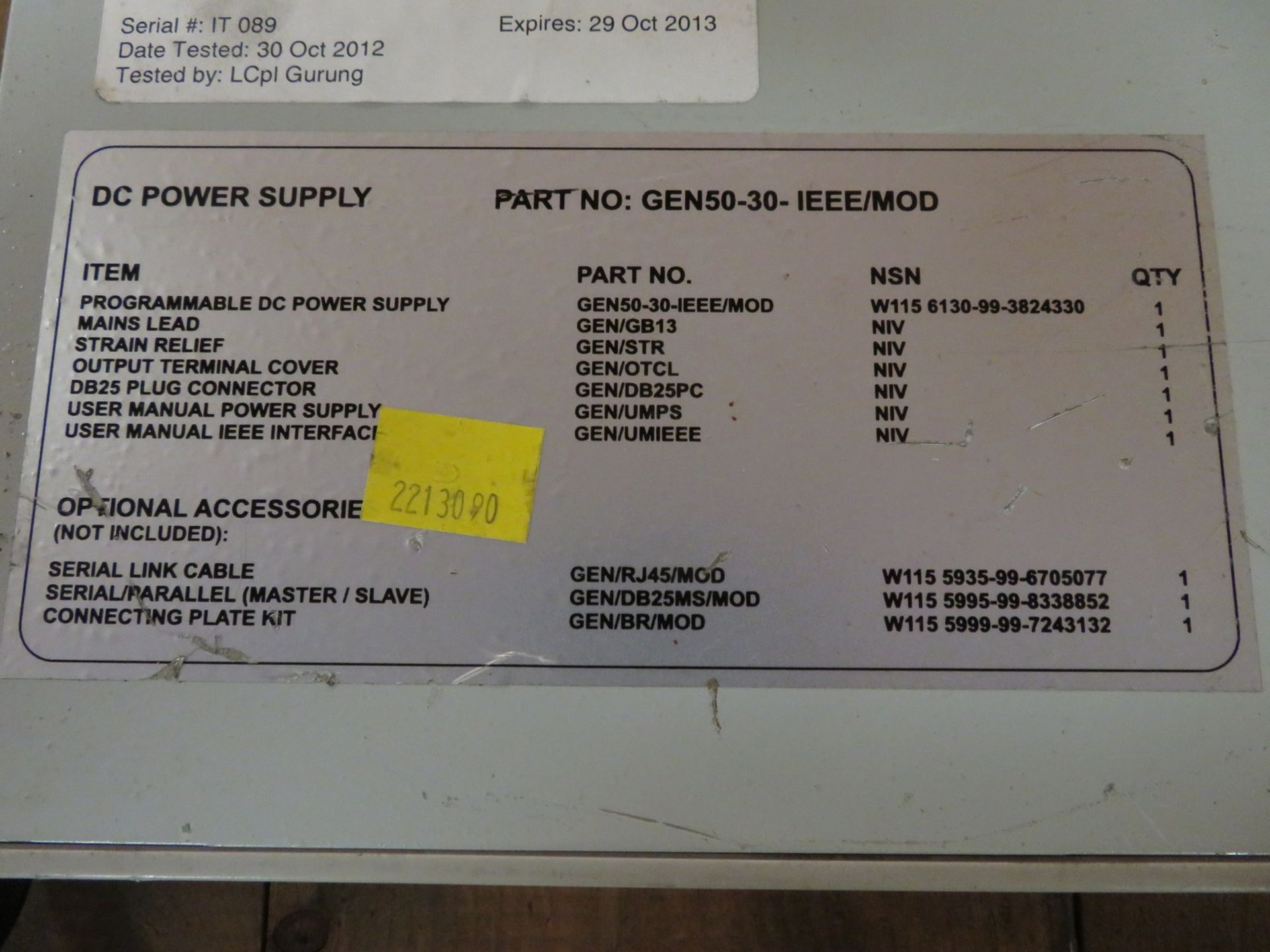 Lambda DC power supply GEN1500W - Image 4 of 5