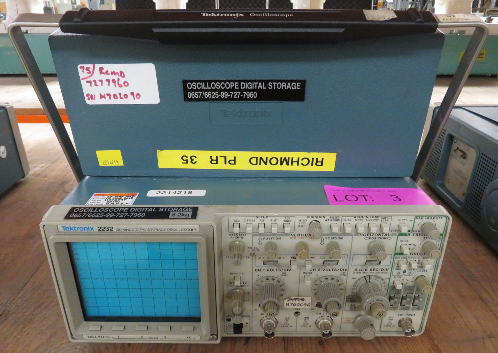 Tektronix 2232 100MHz digital storage oscilloscope