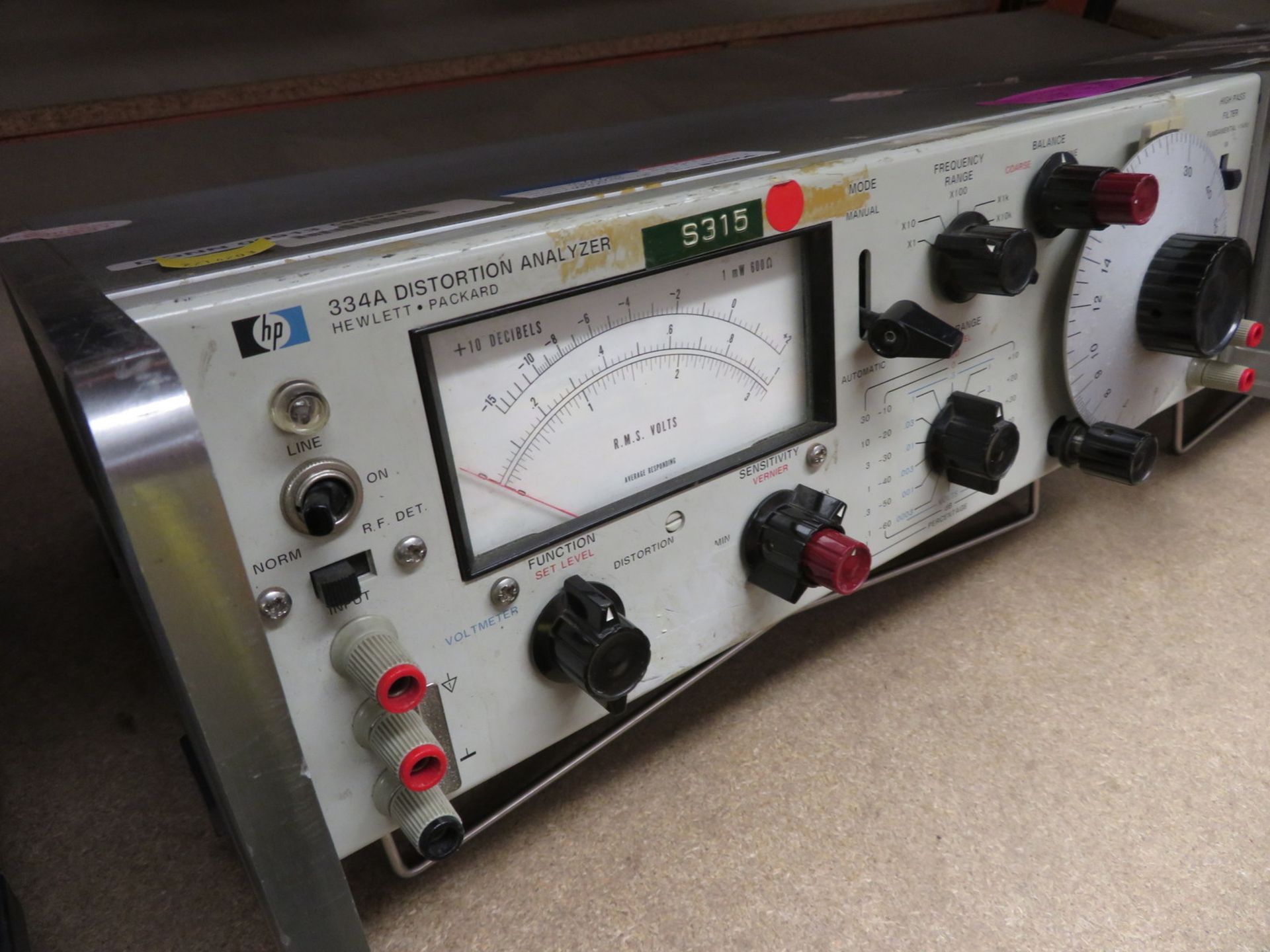 HP 334A distortion analyzer - Image 2 of 3
