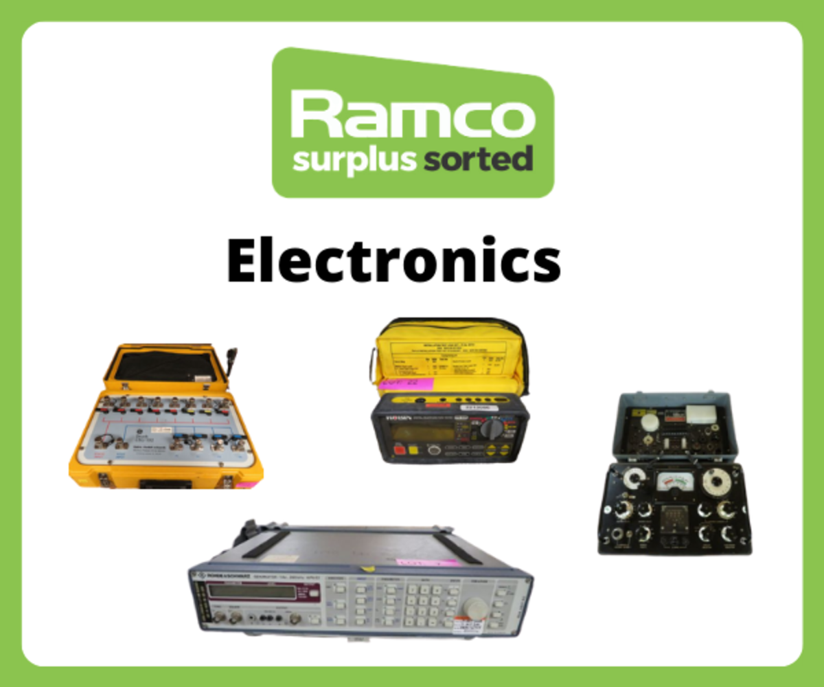 Ramco Electronics Auction - Brands Include - Marconi, Farnell, Fluke, Rohde & Schwarz, RACAL, Hewlett Packard, Tektronik, Agilent