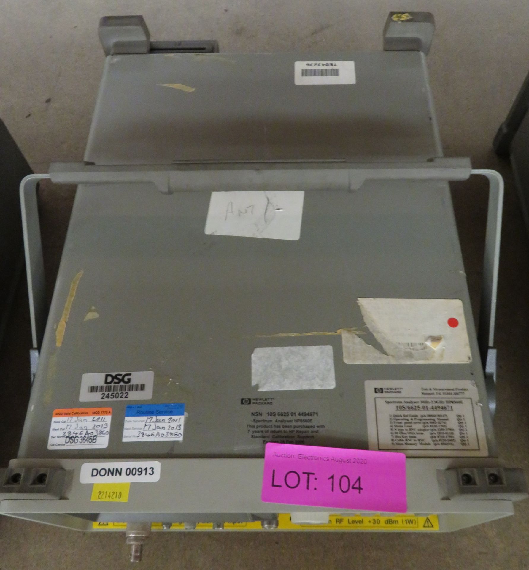 HP 8560E spectrum analyzer 30Hz - 2.9GHz - Image 4 of 5