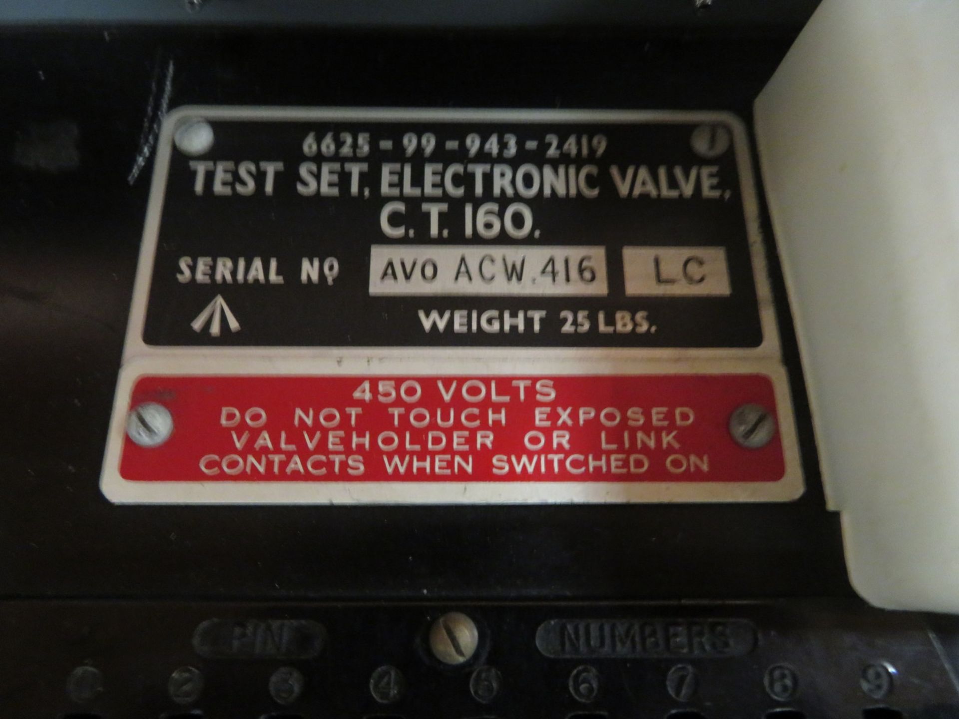 Test set electronic valve CT163 - Image 4 of 4