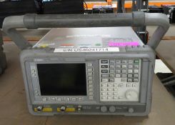 Agilent E4402B 100Hz - 3GHz spectrum analyzer