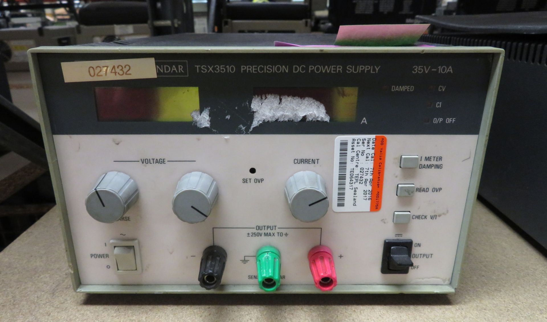 Thurlby Thandar TSX3510 precision DC power supply 35v-10a