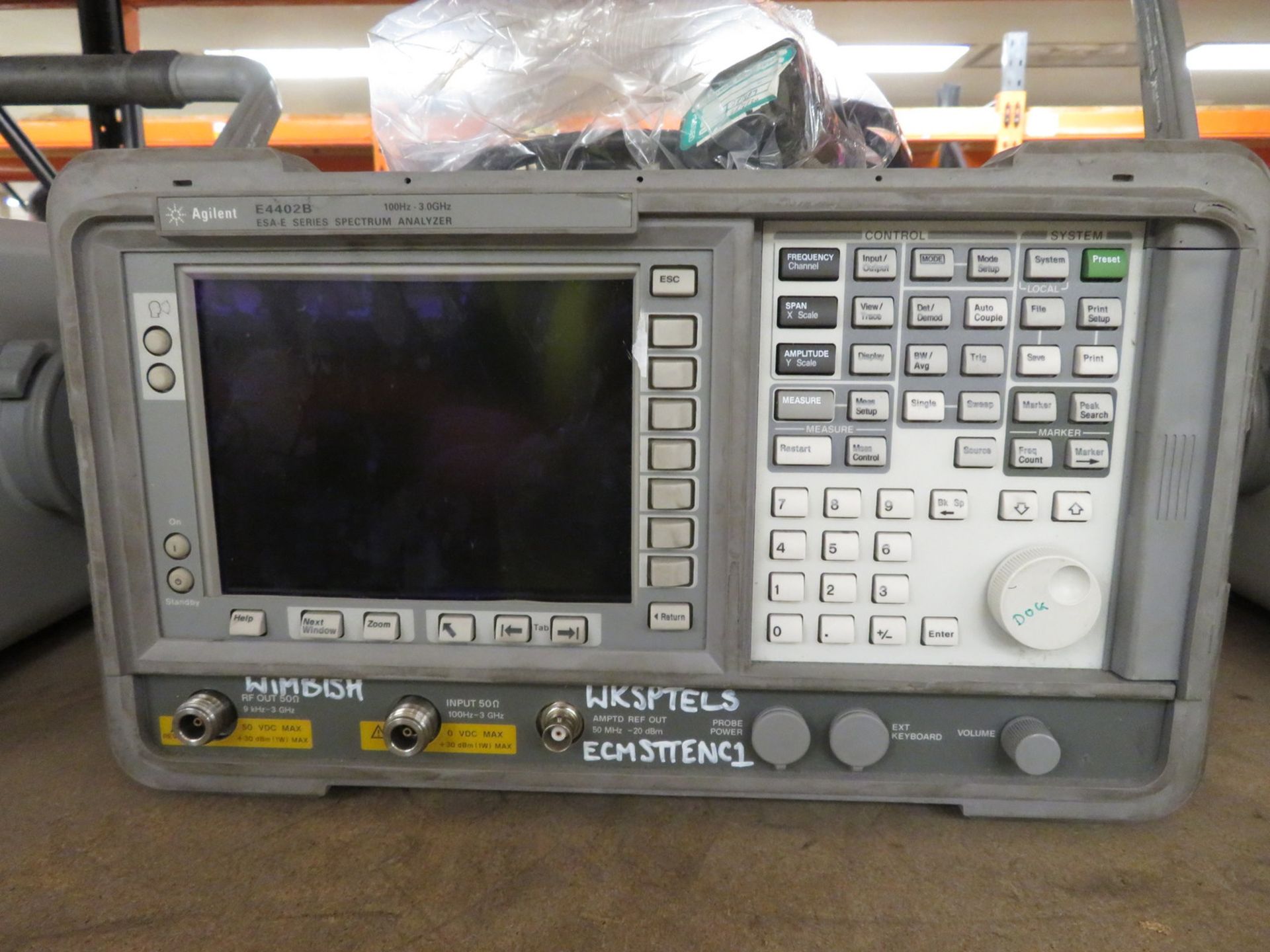 Agilent E4402B 100Hz - 3GHz spectrum analyzer - Image 2 of 6