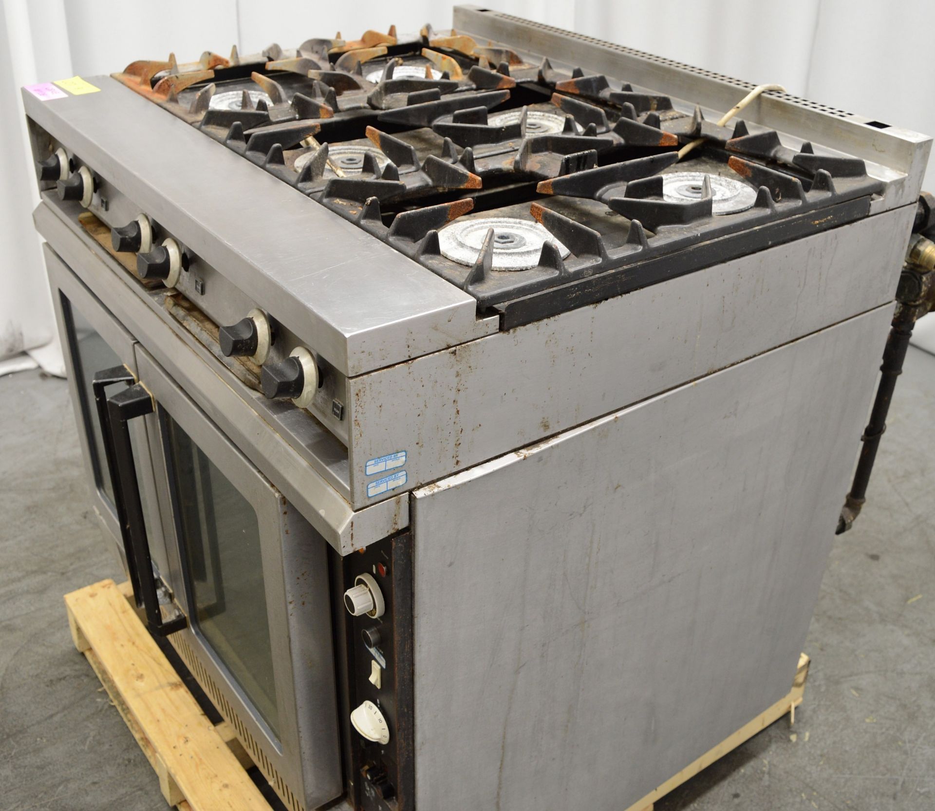 Falcon 6 Burner Gas Range 230V. - Image 5 of 7