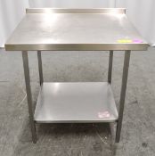Stainless Steel Preparation Table W900 x D750 x H935mm.