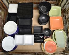 Ceramic & Plastic Bowls, Plates and Containers.