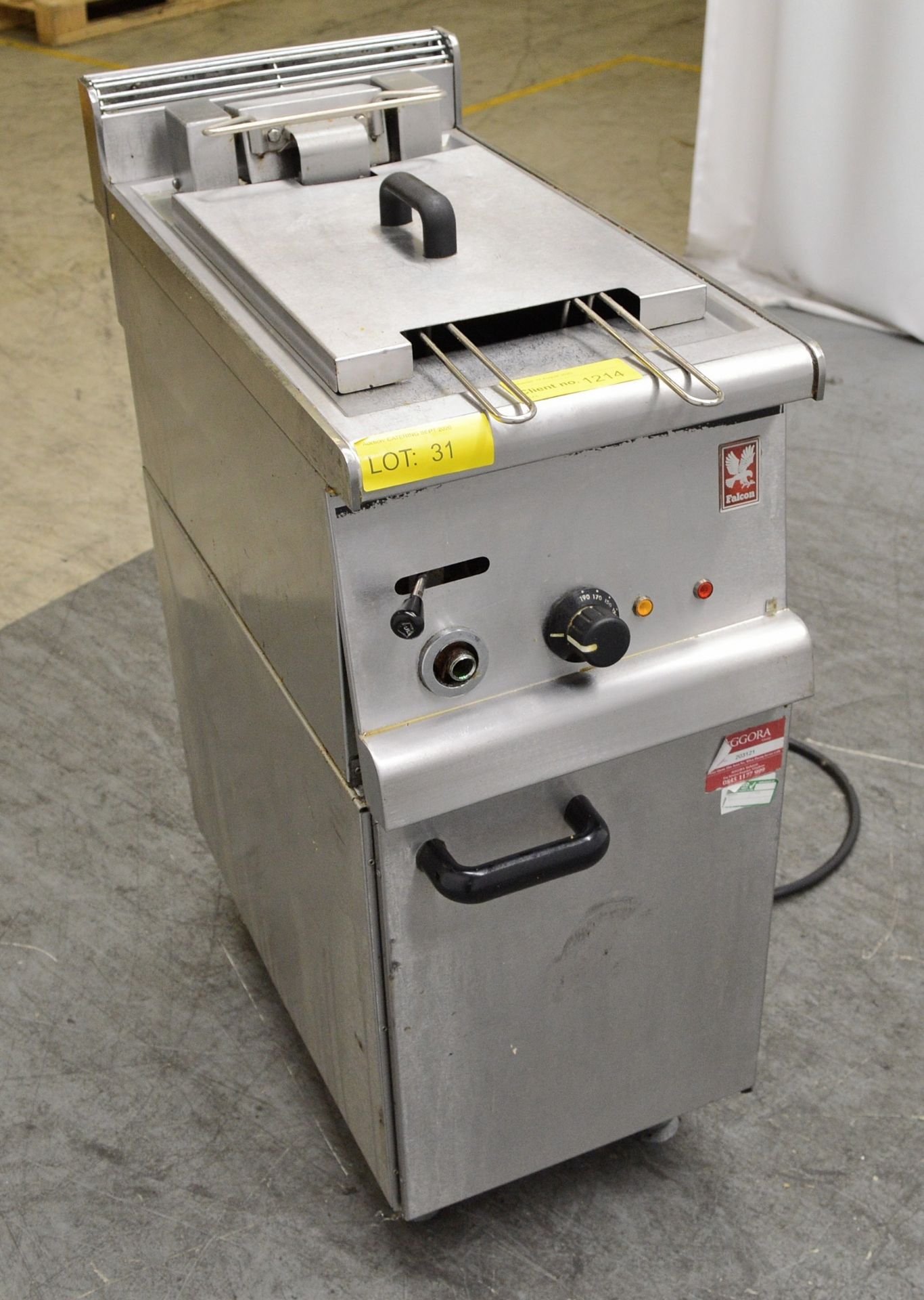 Falcon G35/61 Electric Double Fryer Single Phase.