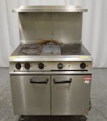 Falcon E2101EU4HP Electric Oven and Hot Plate 400V 15.1kW.