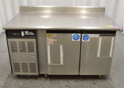Foster GCH 1/2 E (J) 230V Refrigerator Counter 2 Doors W1480 x D790 x H930mm.