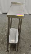 Stainless Steel Small Preparation Table W300 x D745 x H950mm.