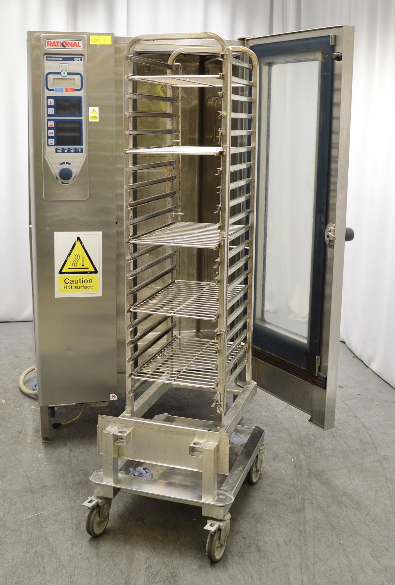 Rational CPC 201/04 20 Rack Combi Oven 3 Phase 38kW with Trolley. - Image 8 of 9