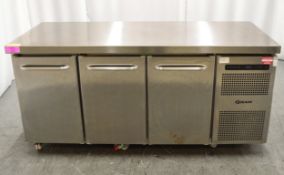 Gram Refrigerator Counter with 3 Doors W1730 x D700 x H840mm.