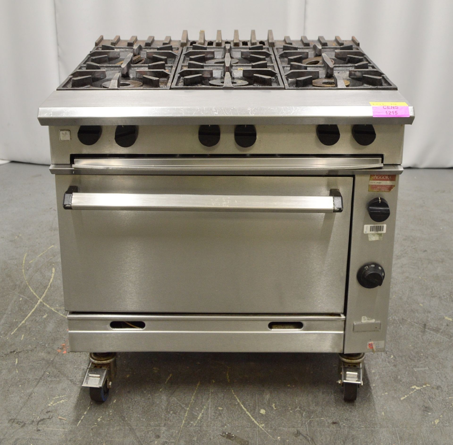 Falcon 6 Burner Gas Range Cooker.