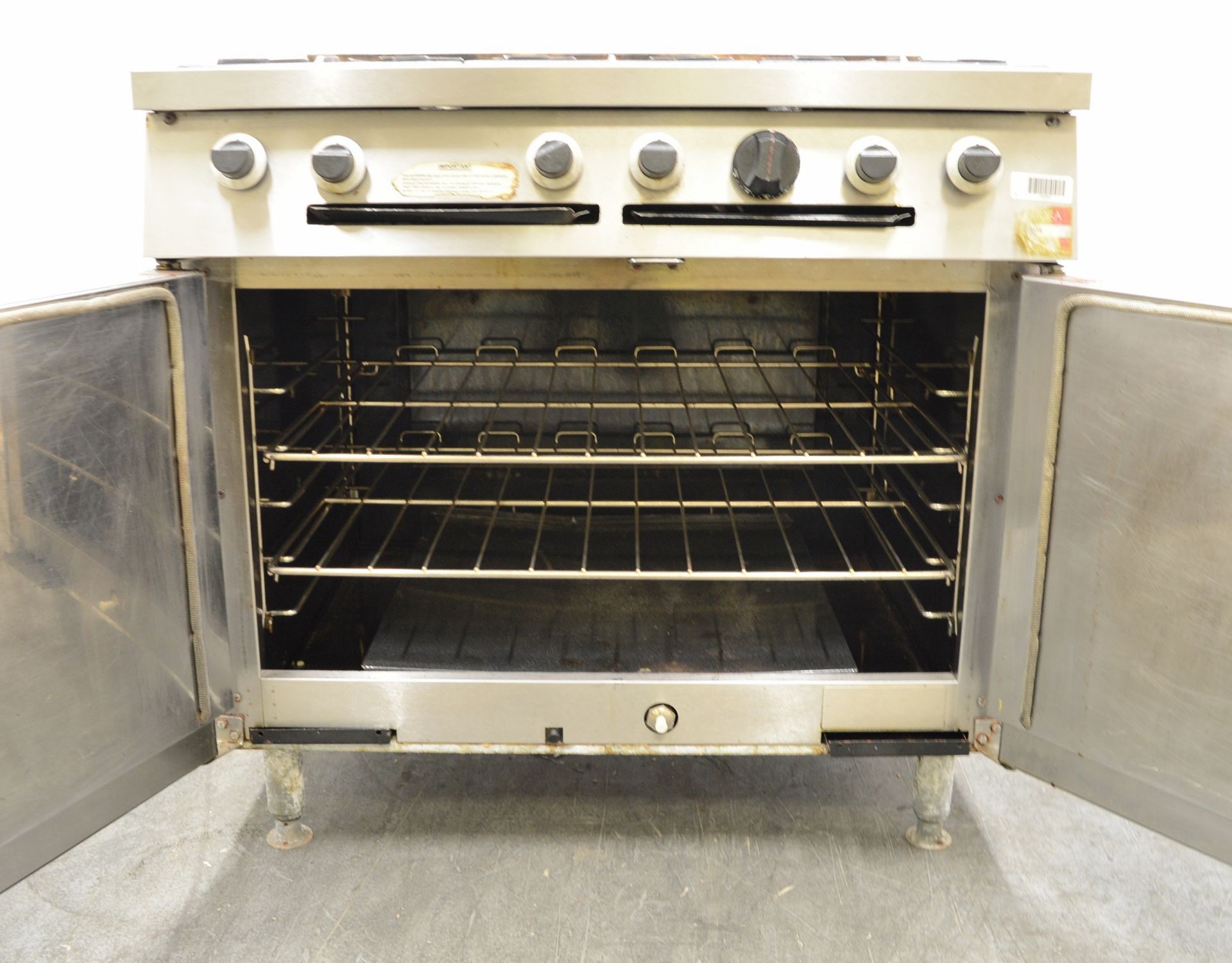 Falcon 6 Gas Burner Hob and Oven. - Image 6 of 7