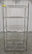 Metro Super Erecta Shelving 5 Shelves W910 x D610 x H1880mm.