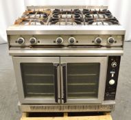 Falcon 6 Burner Gas Range 230V.