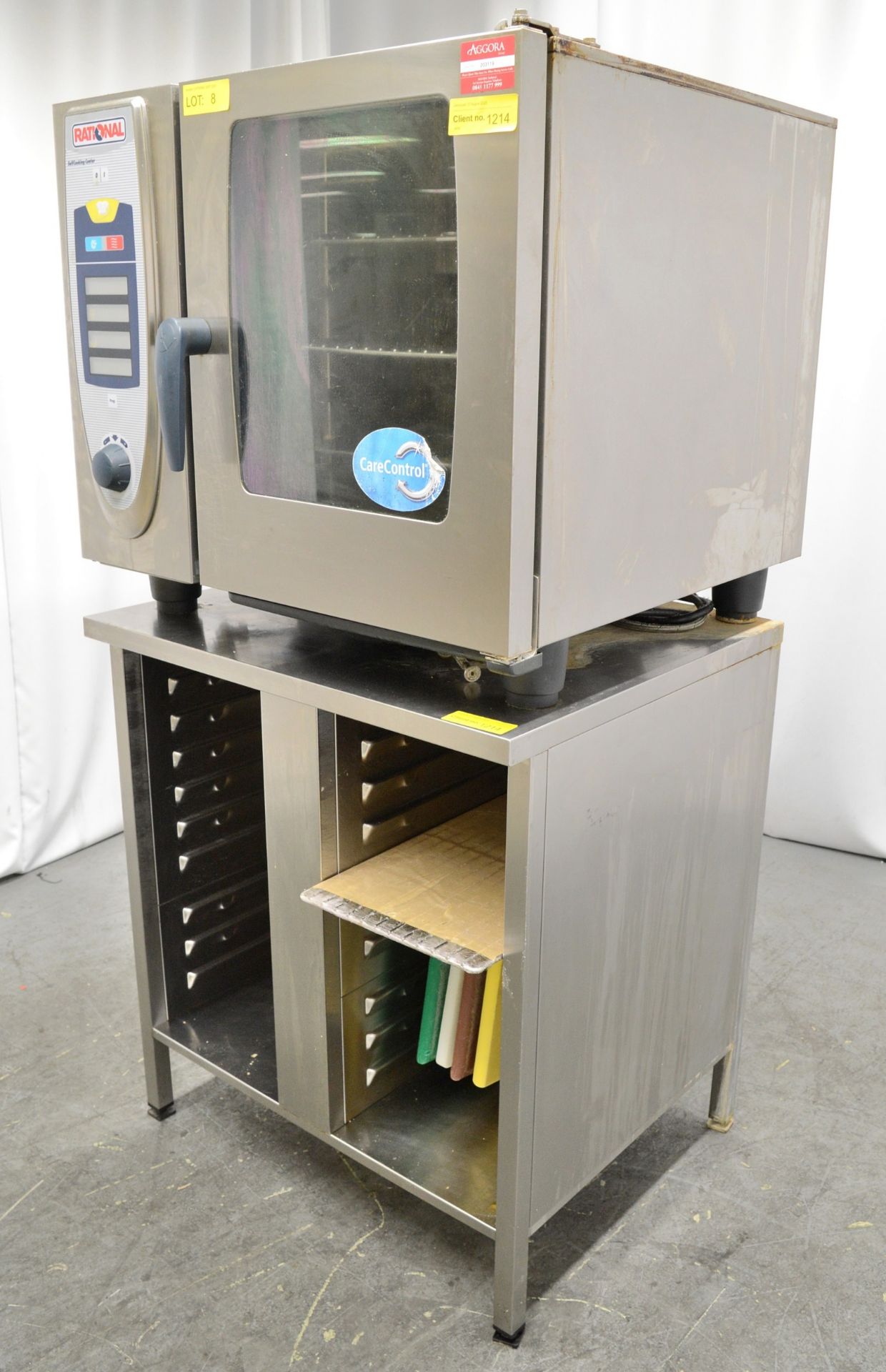 Rational SCC 61 10kW 6 Rack Combi Oven on Stand 3 Phase. - Image 3 of 6