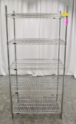 Metro Super Erecta Shelving 5 Shelves W910 x H1900 x D610mm,