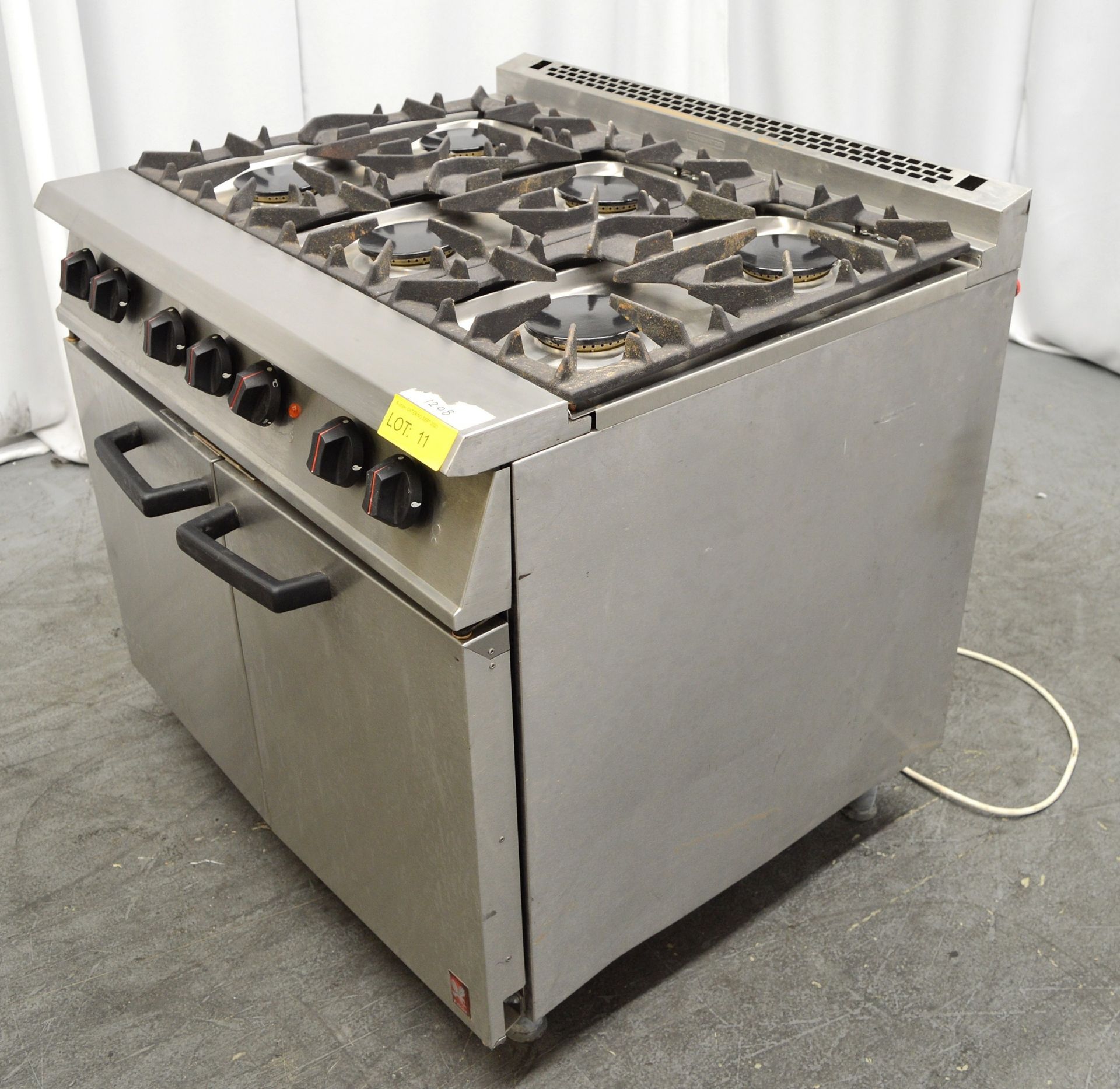 Falcon 6 Burner Gas Range 230V. - Image 5 of 7