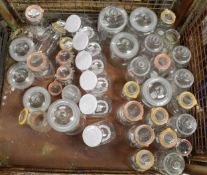 Kilner & Unbranded Glass Jars - Various sizes. Plastic OXO Jars.