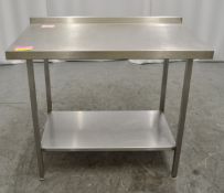 Stainless Steel Preparation Table W1100 x D645 x H925mm.