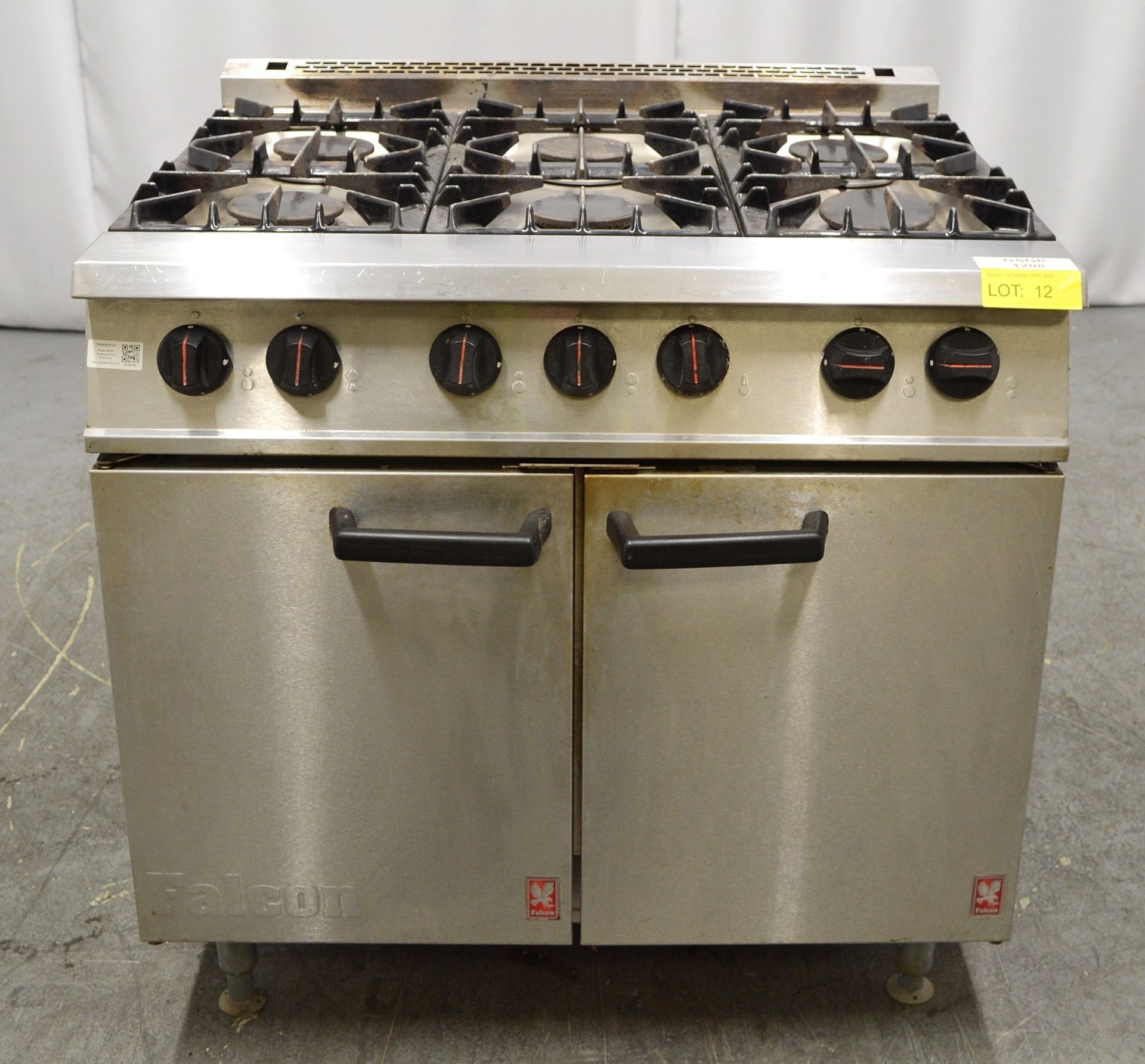 Falcon 6 Burner Gas Range 230V.