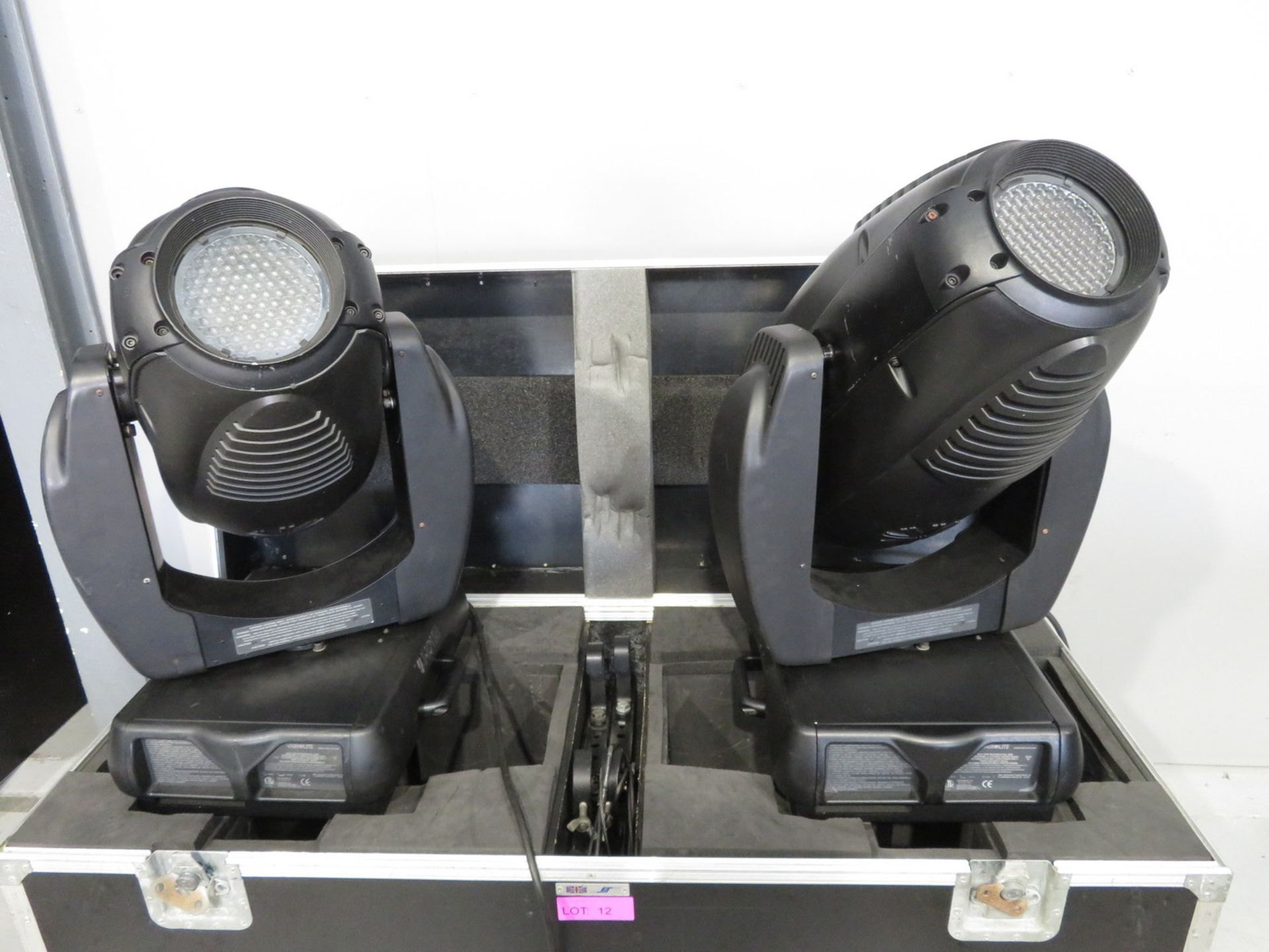 Pair of Varilite VL3000 Wash in flightcase. Includes hanging clamps and safety bonds. Work - Image 4 of 10