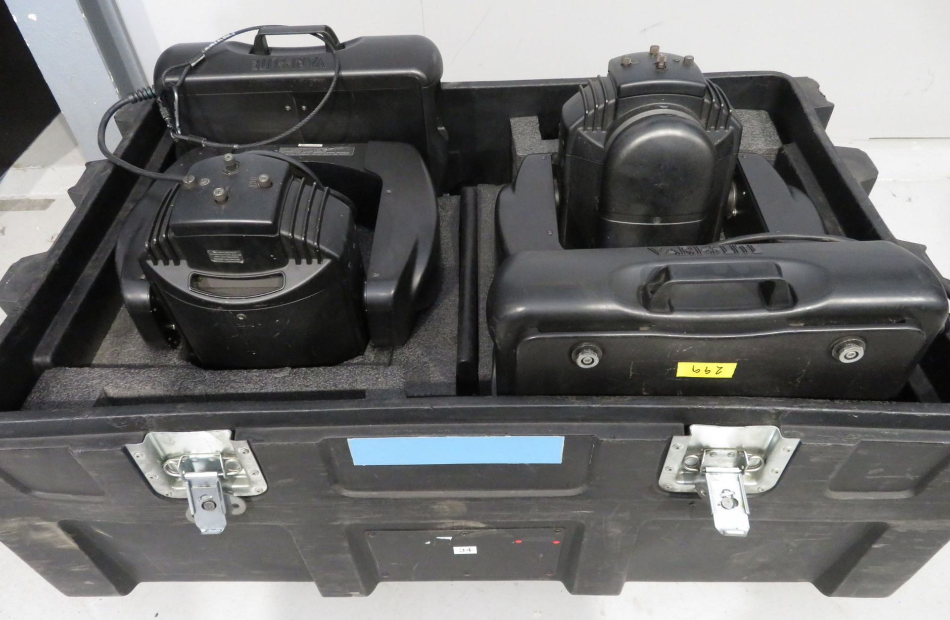 Pair of Varilite VL2402 Wash in flightcase. Includes hanging clamps and safety bonds. Work - Image 8 of 8